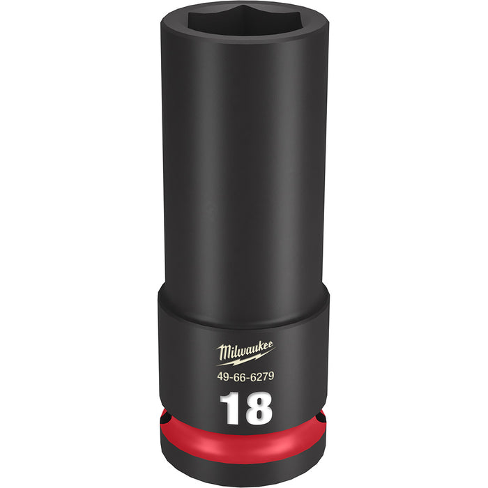 Milwaukee 49-66-6279 SHOCKWAVE Impact Duty™ 1/2"Drive 18MM Deep 6 Point Socket