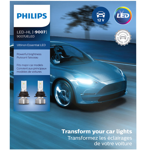 Philips Lumileds 9007UELED Philips 9007 Ultinon Essential LED Headlights, Pack of 2