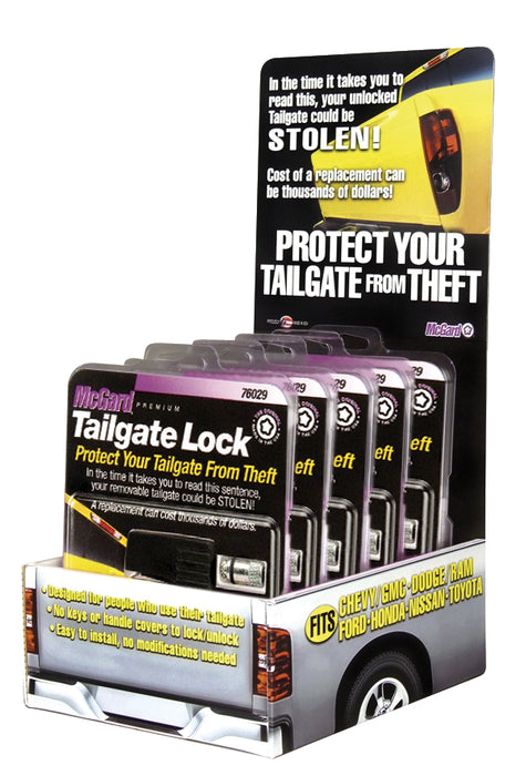 McGard 90214 Tailgate Lock Display; Contains 1 Display and 5 Lock Sets