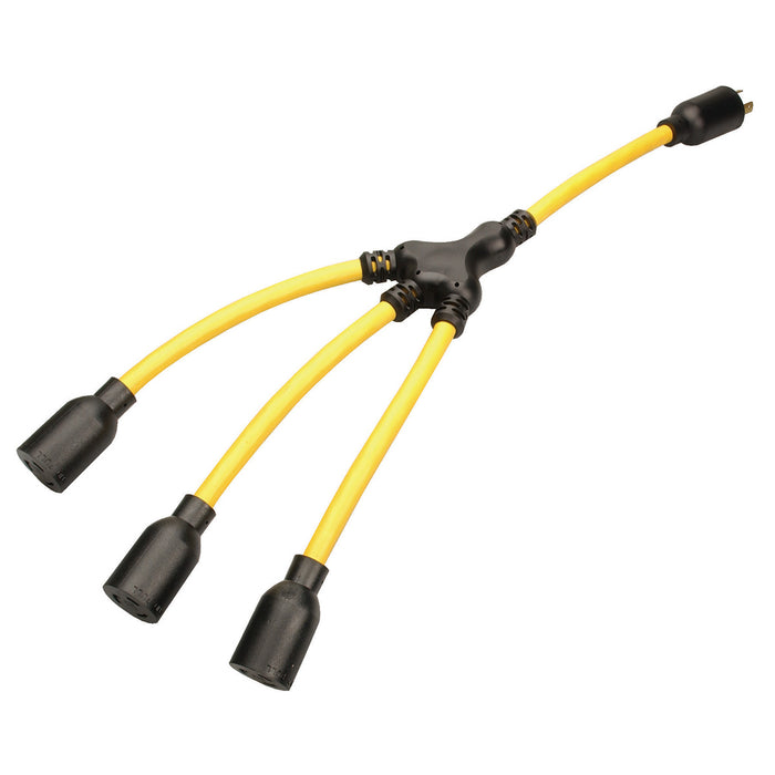 Southwire 90238802 GENCORD, 12/3 STW 2' L5-20P/L520R(3)