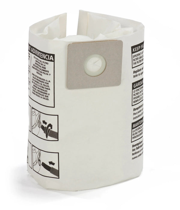 Shop-Vac (364) 9066900 Type C Shop-Vac® 3 Gallon* Disposable Filter Bags (3 Pack)