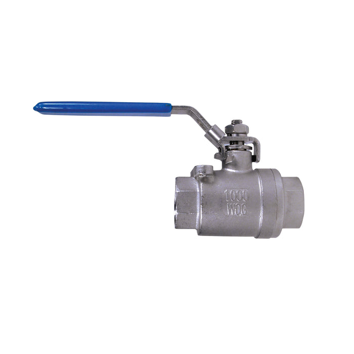 Braber Equipment (373) 91.200.004 316 Stainless Steel Ball Valve Locking Handle 1000PSI 3/4"