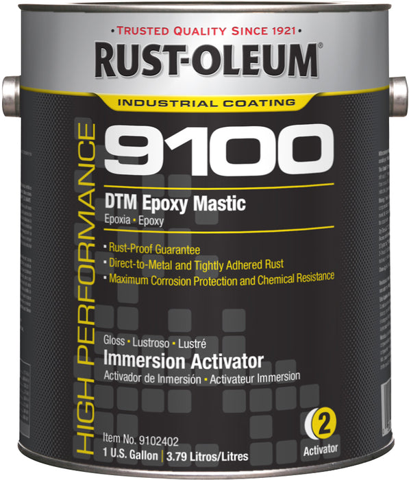 Rust-Oleum (210) 9101402 Rust-Oleum HIGH PERFORMANCE 9100 System DTM Epoxy Mastic 1 gal- ACTIVATOR