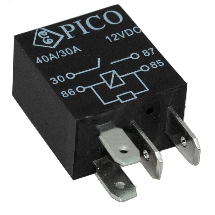 Pico 913-11 MINI BLADE RELAY - 4PIN-25/20-12V-NO OR NC WITH RESISTOR