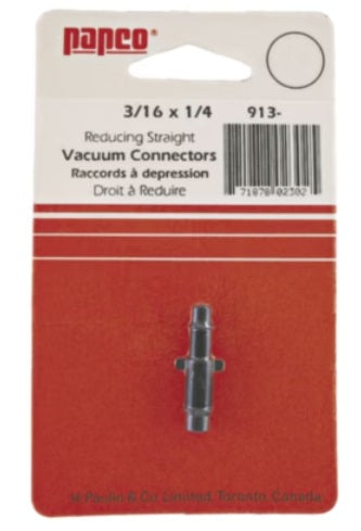 H. Paulin (680) 913-912 Dominion 1/8"x1/4" Reducing Straight Connector Nylon, 2Pcs