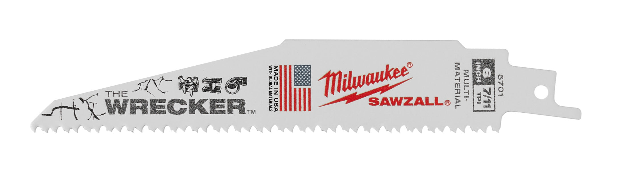 Milwaukee 48-00-5701 BLADE 7/11T 6L WRECKER 5PK