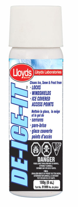 Lloyds Laboratories 91999 Lock de-icer and lubricant, 180 g (8 oz) aerosol