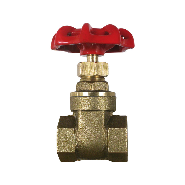 Braber Equipment (373) 92.000.010 Brass Gate Valve, Full Port 200 PSI 3"