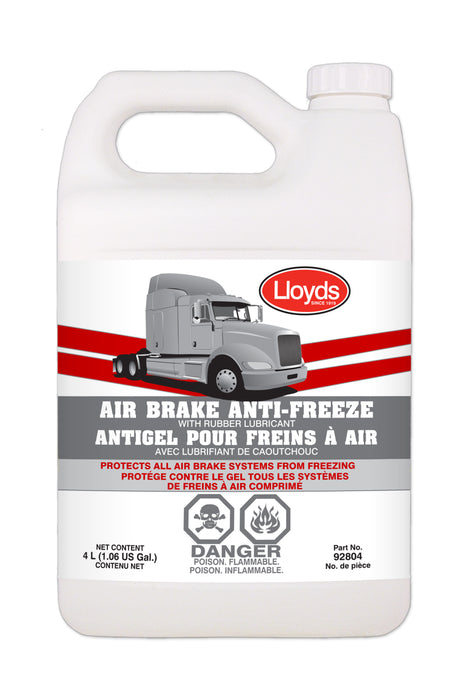 Lloyds Laboratories (947) 92804 Air brake anti-freeze, 4 L jug (1.06 gal)