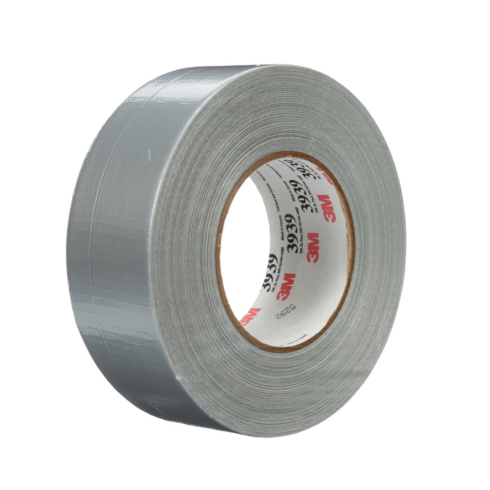 3M (815) 06975 3M™ Duct Tape, 3939, silver, 1.89 in x 60 yd (48 mm x 55 m), bulk, Colour: Silver, 3M Stock No. 7000136799