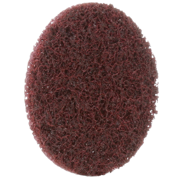 3M 07481 Scotch-Brite™ Roloc™ Surface Conditioning Disc, A MED, TR, 2 in (5.08 cm), Colour: Maroon, 3M Stock No. 7000028506