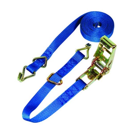Ancra 95191 1” X 15’ BLUE RATCHET TIE-DOWN W/J-HOOKS