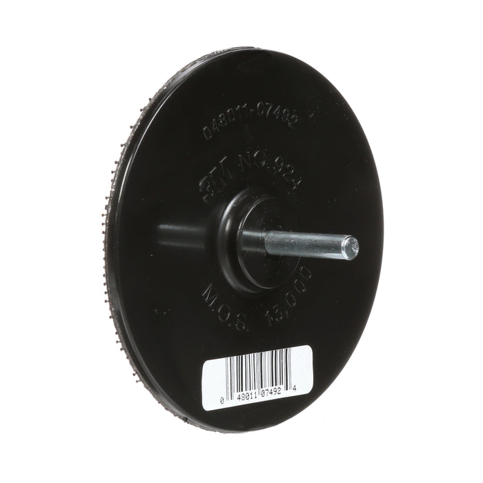 3M (815) 07492 3M™ Disc Pad Holder, 924, black, 4 in x 1/4 in (101.6 mm x 6.35 mm), Colour: Black, 3M Stock No. 7000120561
