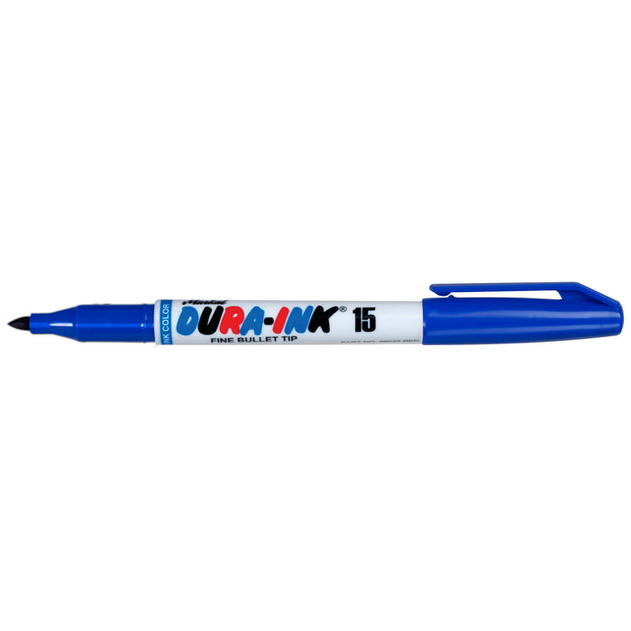 La-Co/Markal 96025 DURA-INK® 15 - Fine bullet tip permanent ink marker - Blue