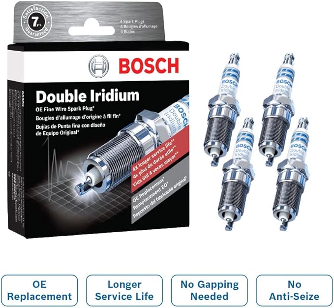 Bosch Auto (764) 96337 DOUBLE IRIDIUM SPARK