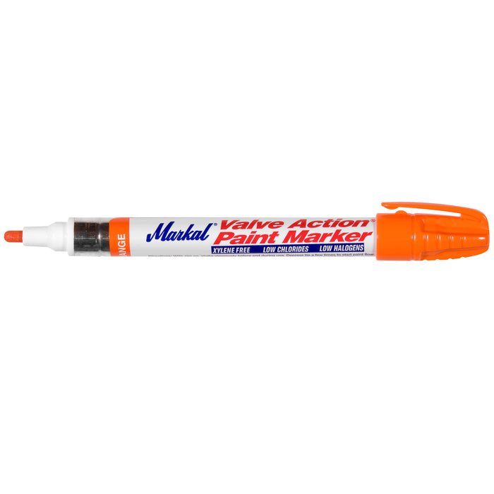 La-Co/Markal 96824 Valve Action® Paint Marker - For general marking - Orange