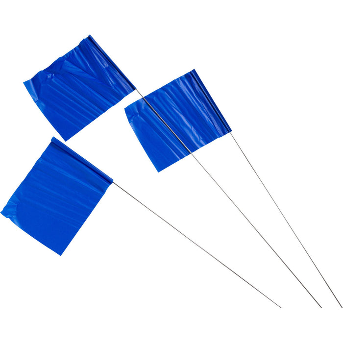 Brady (458) 98175 Utility Marking Flags, Blue, 100 Pack