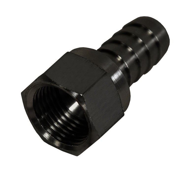 Derale Performance 98202 -8AN Female Swivel x 1/2" Barb Fitting, Each