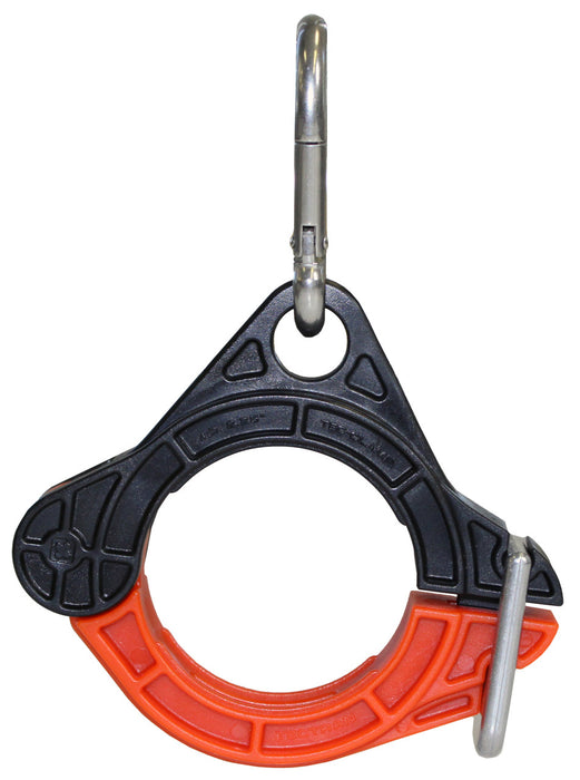 Tectran (667) 98225ST 2.25" TEC-CLAMP STAINLESS STEEL CLIP, ORANGE WITH STAINLESS STEEL CLIP