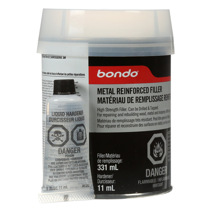 3M 90451C Bondo® Metal Reinforced Filler, 90451C, 0.7 pt (331.22 ml), 3M Stock No. 7100086021