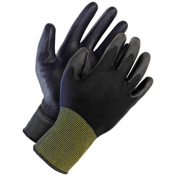 Bob Dale Gloves 99-1-9802-7 Seamless Knit Black Nylon, Small