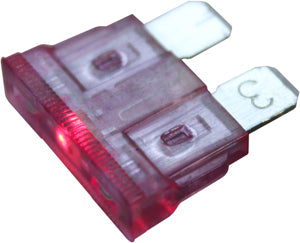 Pico (931) 9960-14 5PCS 3A STANDARD BLADE FUSES WITH LED - VIOLET