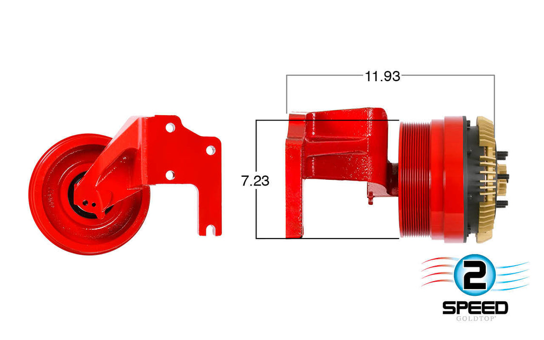 Kit Masters (585) 99833-2 2-Speed Cummins Fan Clutch