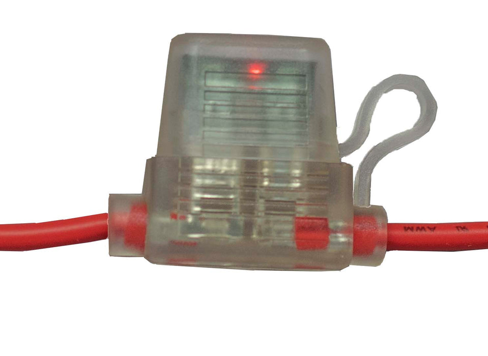 Pico (931) 9988-11 1PC IN LINE STANDARD FUSE HOLDER - CLEAR