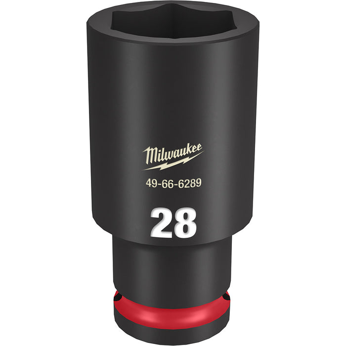 Milwaukee 49-66-6289 SHOCKWAVE Impact Duty™ 1/2"Drive 28MM Deep 6 Point Socket