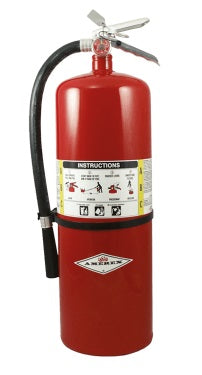 Amerex A411X 20LB ABC HAND PORTABLE DRY CHEMICAL ALUM VALVE Fire Extinguisher