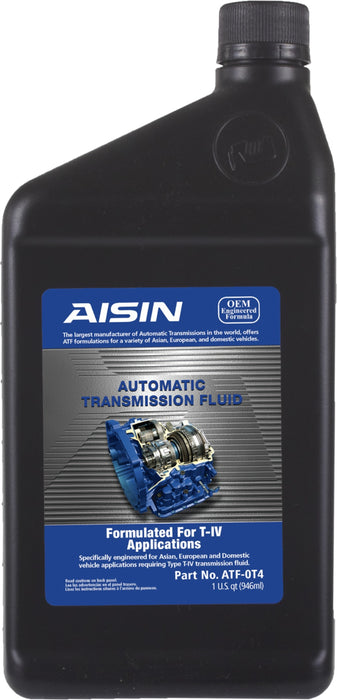 Aisin (393) ATF-0T4 Aisin Automatic Transmission Fluid (ATF), Color- Red- 946ml