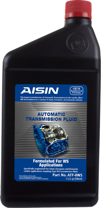 Aisin (393) ATF-0WS Aisin Automatic Transmission Fluid (ATF), Color- Red- 946ml