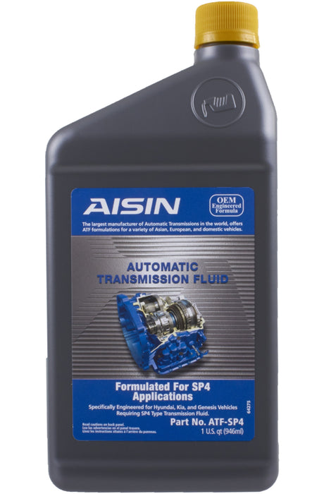 Aisin (393) ATF-SP4 Aisin Automatic Transmission Fluid (ATF), Color- Red- 946ml