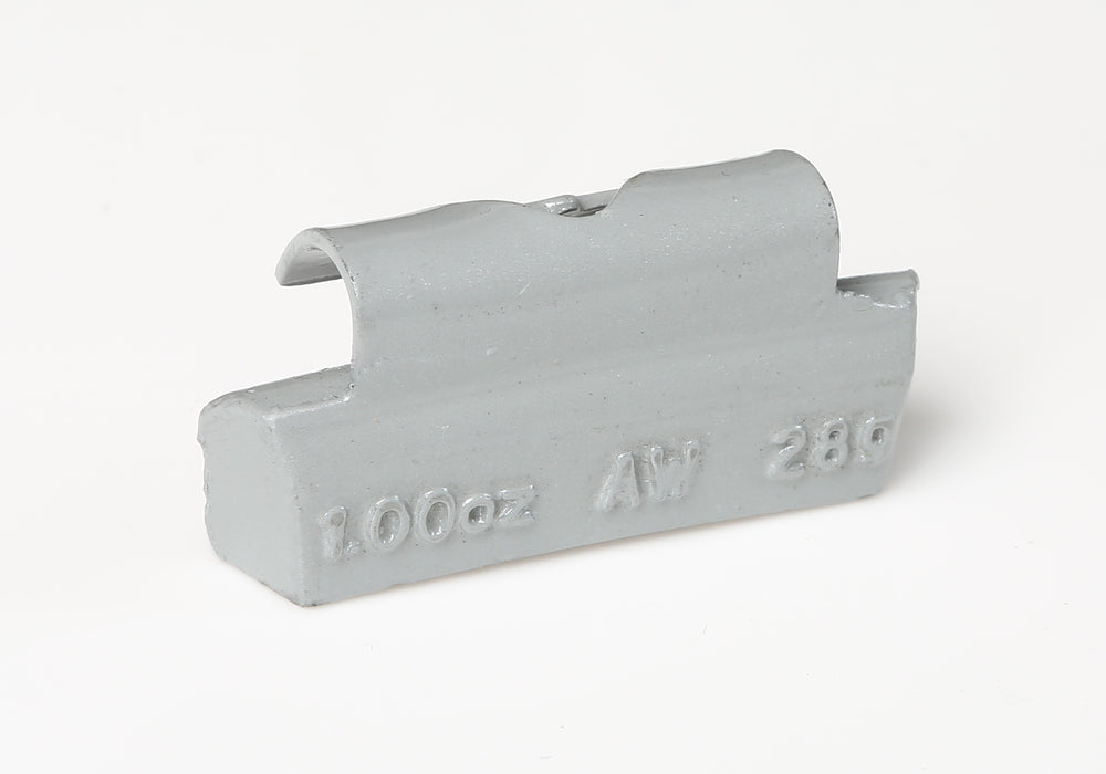 Plombco AWS-2.25 2.25 oz AW style coated lead clip-on weight, Box of 25