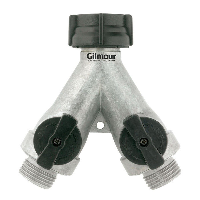 Gilmour (476) 800214-5001 Y Connector - Dual shut-off valve.