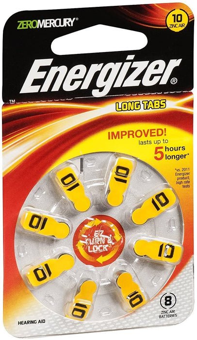 Energizer (831) AZ10DP-8 BATT ZINC AIR 1.5V