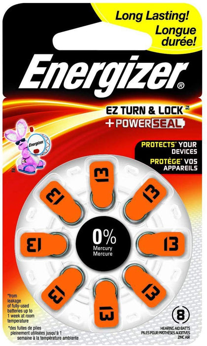 Energizer (831) AZ13DP-8 BATT ZINC AIR 1.5V.