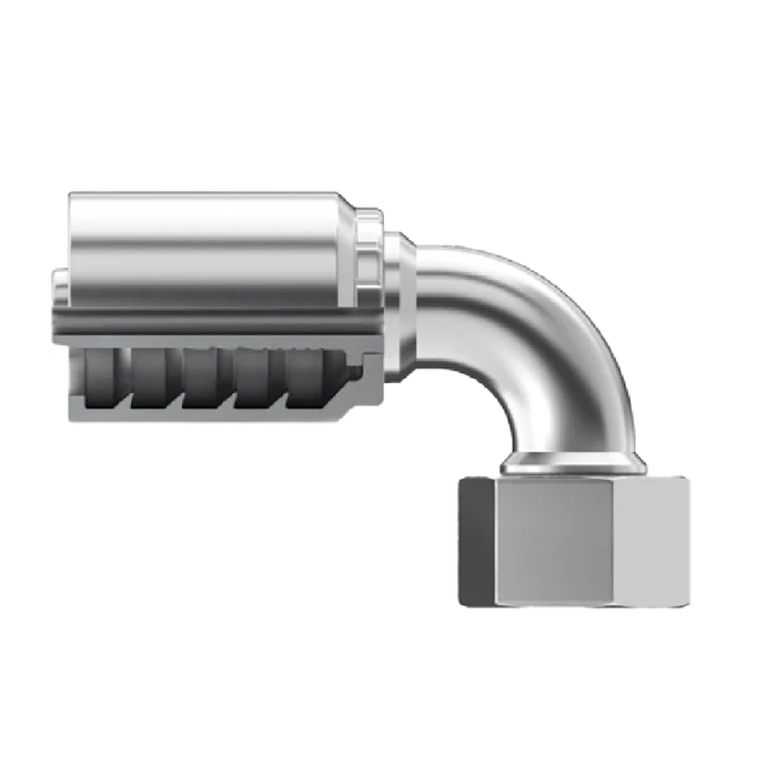 Continental Hydraulic B2-OFFX90S-0604 FITTING ULTRA-CRIMP 1-PC