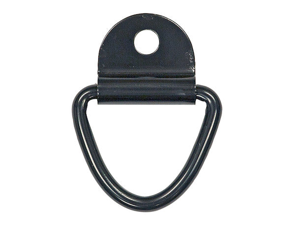 Buyers Products (577) B214 4-Pack 1/4IN Forged Rope Ring with 1-Hole Integral Mounting Bracket, Zinc Plated