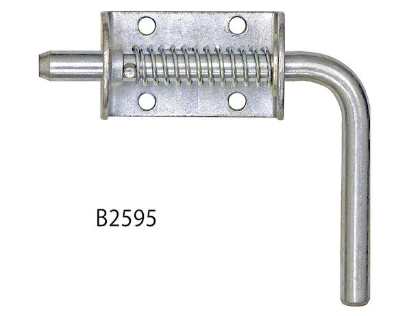 Buyers Products (577) B25954 4-Pack 1/2IN Zinc Plated Spring Latch Assembly - 1.75IN x 5.19IN Long