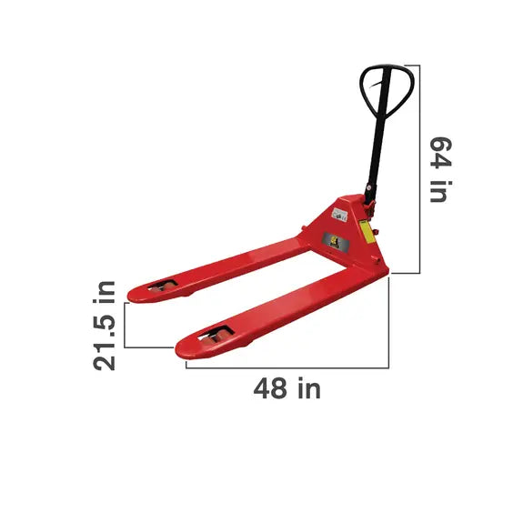 Braber Equipment B27001 PALLET JACK 6600LB NARROW