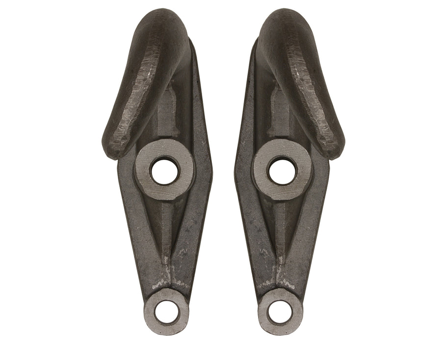 Buyers Products (577) B2801A 2-Hole Plain Finish Drop-Forged Heavy Duty Towing Hook Pairs