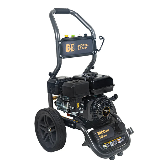 BE Pressure B3475PX 3400PSI 2.5GPM Cold Water Gas Pressure Washer
