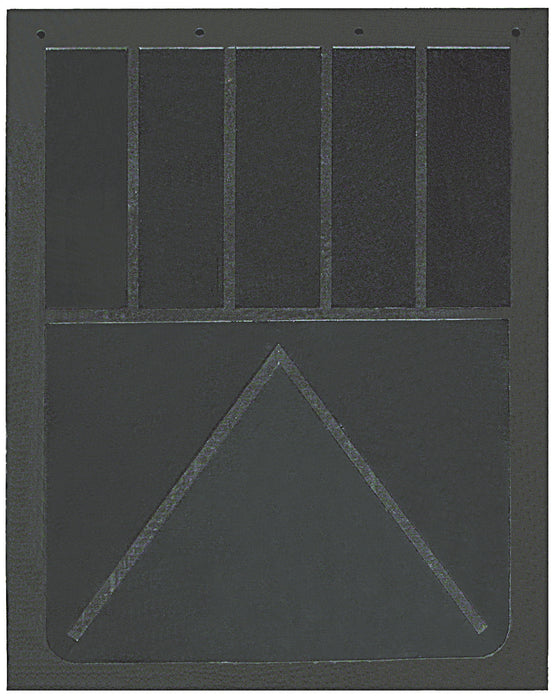 Buyers Products (577) B36SPP Solid Black Rubber Mudflaps 24(W)x36(H) Inch