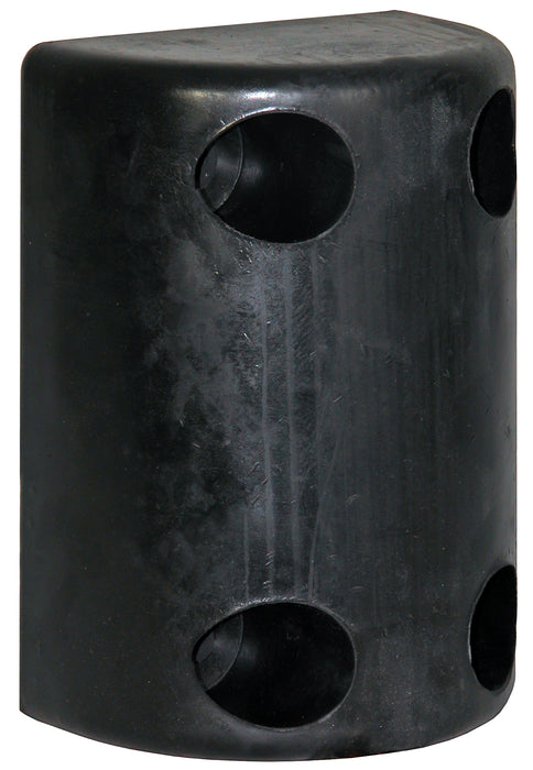 Buyers Products B4500 Precision Molded Rubber Bumper - 5-1/2 x 3-23/32 x 7-5/8 Inch Tall - Set of 2