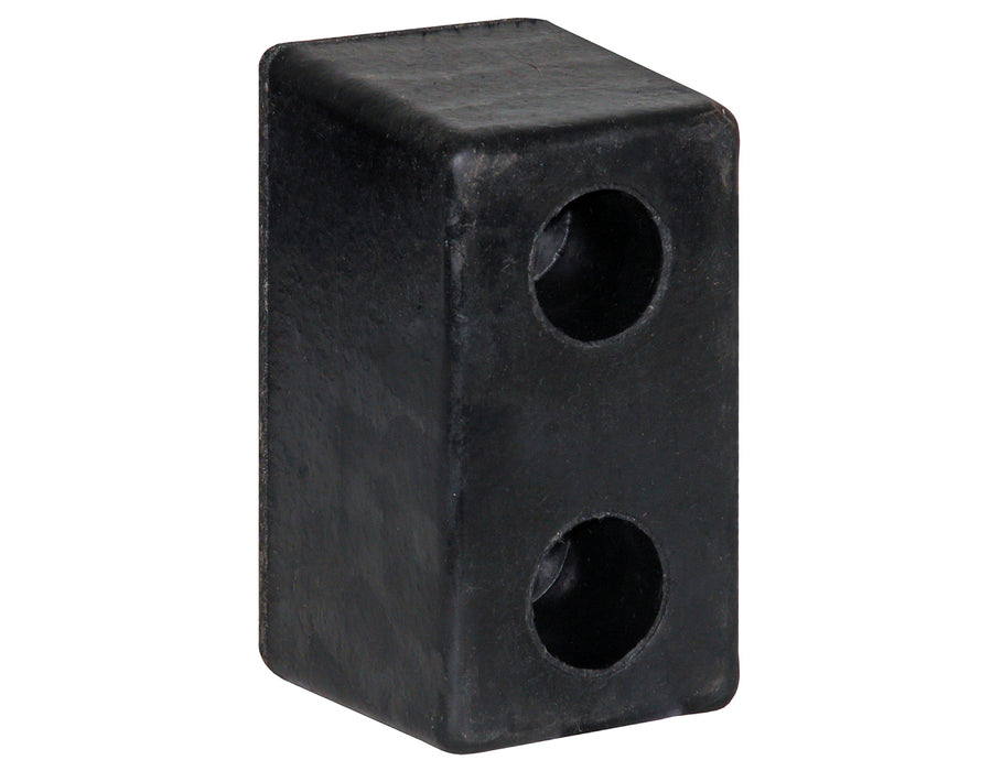 Buyers Products (577) B6000L Molded Rubber Bumper - 3-1/2 x 3-1/2 x 6 Inch Tall - Set of 2