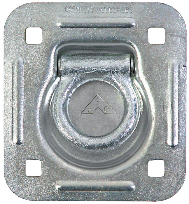 Buyers Products B801A Heavy Duty Recessed Rope Ring Zinc Plated
