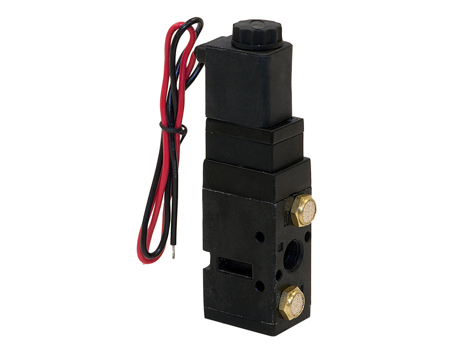 Buyers Products BAV050SA 4-Way 2-Position Solenoid Air Valve With Five 1/4 Inch NPT Ports