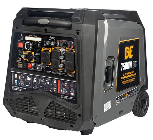 BE Pressure BE7500ID BE BE7500iD Quiet Dual Fuel Inverter Generator 7500 Watt Propane & Gasoline (Dual Voltage 120V / 240V)