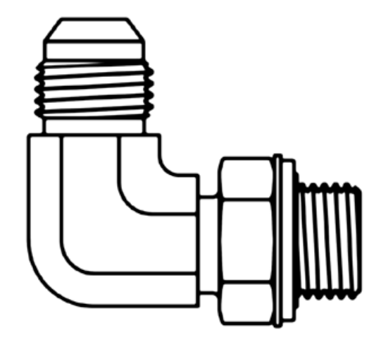 Continental Hydraulic (510) BPM06-JCM06-90 ADAPTER STEEL